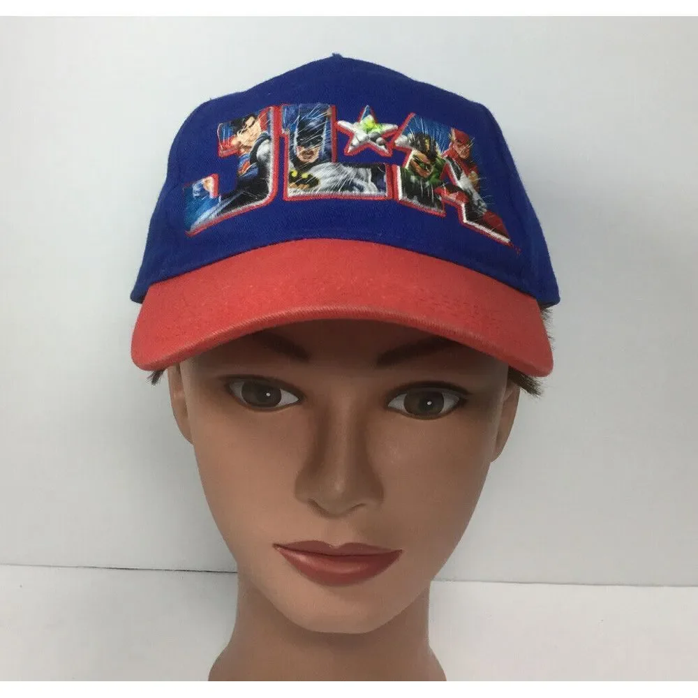 JLA Justice‎ League America Youth Hat DC Comics StrapBack Baseball Cap